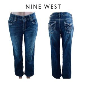 NINE WEST | SZ10 DOUBLE STITCHED TRENDY JEANS